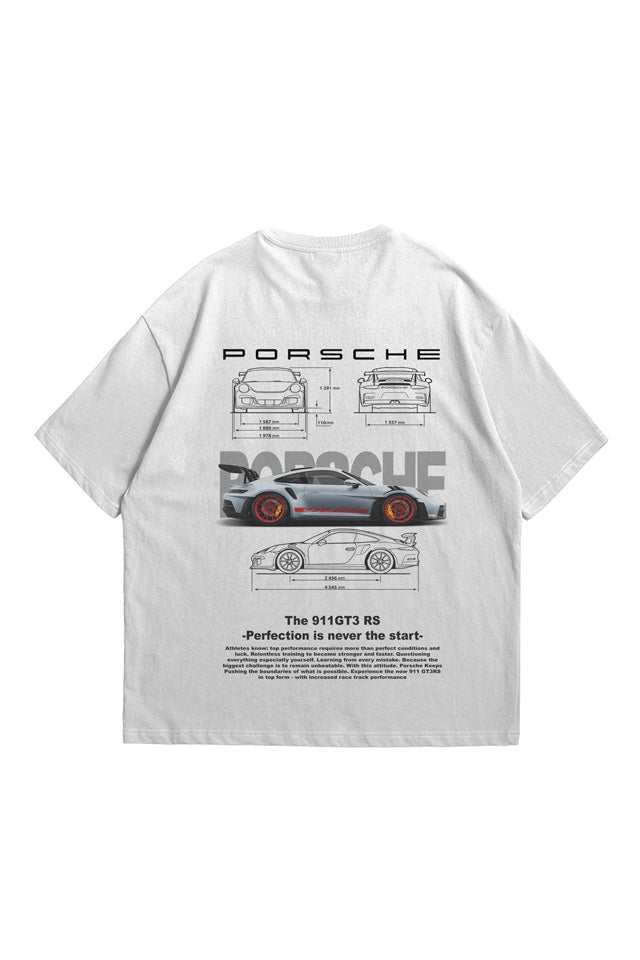 911 GT3 RS Blueprint Tees - Overstylist