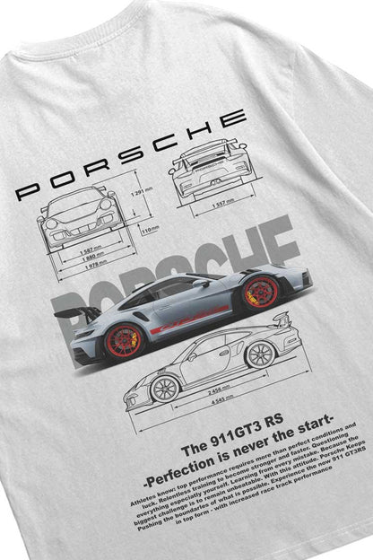 911 GT3 RS Blueprint Tees - Overstylist